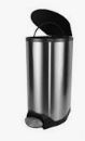 12Gal Step-On Plastic Waste Bin
