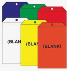 Yellow/White Tag 24/Pack