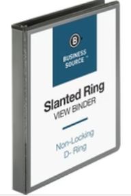 Basic D-Ring View Binders Each