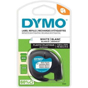 Dymo D1 1/2"x23' Clear Electronic Tape Cartridge