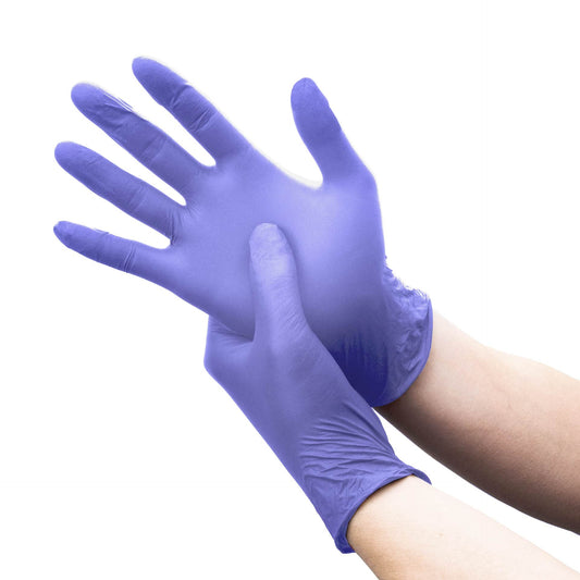 Purple Nitrile Purple Powder Free Disposable Gloves 100/Pack