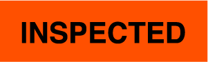INSPECTED 2"X5-3/8" 500/Roll