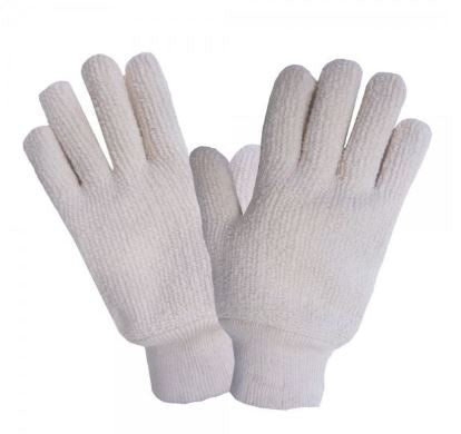 24 oz Seamless Terry Cord w/Knit Wrist Large Gloves 12 Pair