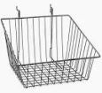 12"x12"x8" Sloped  Wire Basket