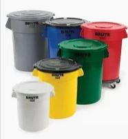 44 Gal Flat Coloured Lid Each