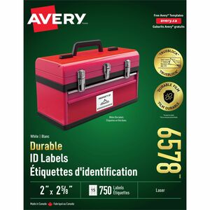 Avery 5"x8-1/8" ID Label 100/Pack