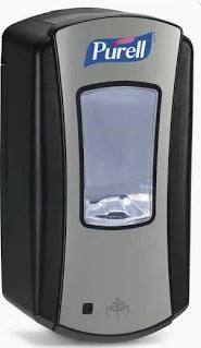 Purell LTX-12 Black/Chrome Dispenser Each