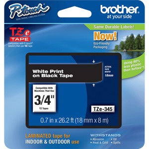 P-Touch TZe 3/8" White Tape Cartridges