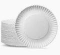6" Uncoated Paper Plates 1000/Pack