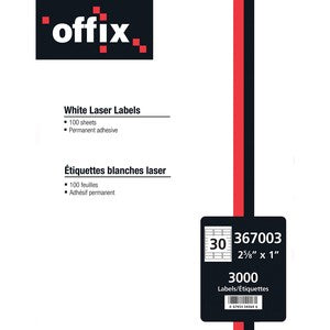White Multipurpose Labels