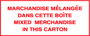 "Mixed Merchandise" (E/F) Tape 48/Case