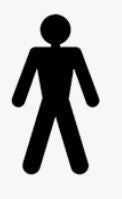 6" Mens CSA Pictogram Sign