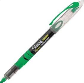 Sharpie Chisel Fluorescent Pen Style Highlighters 12/Pack