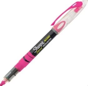 Sharpie Chisel Fluorescent Pen Style Highlighters 12/Pack