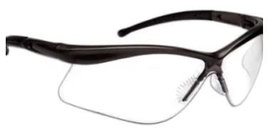 Safety Glasses w/Black Frame Each