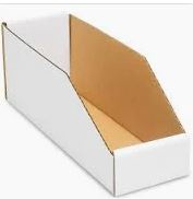 White Bin Boxes 32C 100/Bundle