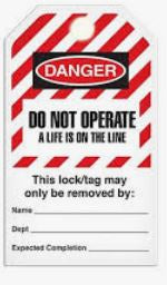 Do Not Operate 25/Box