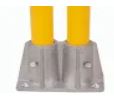Double Base for Pedestrian Railing