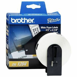 P-Touch TZe 1/2" White/Clear Tape Cartridges