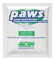 P.A.W.S. Wipes 100/Box
