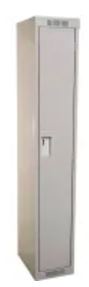 Gray Single Tier Clean Line Assembled Lockers