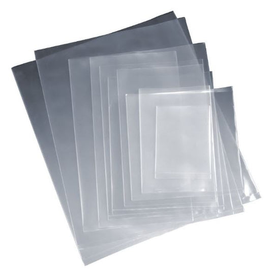 2 Mil Clear Flat Poly Bags