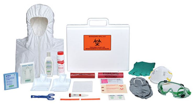 Deluxe Biohazard Clean-Up Spill Kit