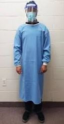 Non-Surgical Blue Isolation Gown 50/Box