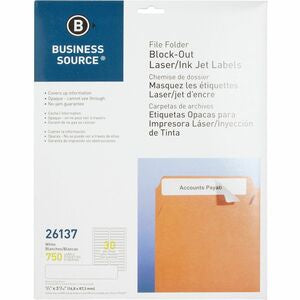Block-out File Folder Labels 750/Pack