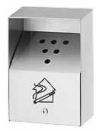 Exterior Wall Mounted  Ashtray