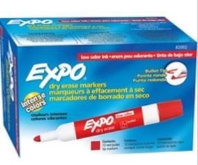 Expo Chisel Point Dry Erase Markers Each