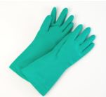 13" Nitrile 15mil Flocked Lined Large Gloves 1 Pair