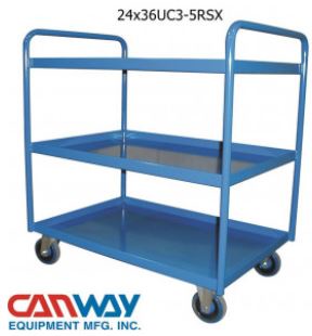 3 Shelf Steel Utility Cart