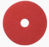 20" Red Floor Buffing Pads 5/Case