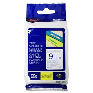 BRT TZe531 15/32"X26' Black on Blue Label Tape