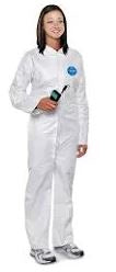 Tyvek Disposable Coverall (No Hood) 25/Box