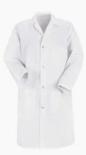 7oz Spun Poly White Shop Coat Each