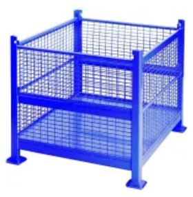 Steel Container 34.5"x40.5"x32.25"w/Sold Floor