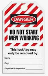 Do Not Start Men Working 25/Box