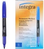 Integra Chisel Permanent Markers 12/Pack