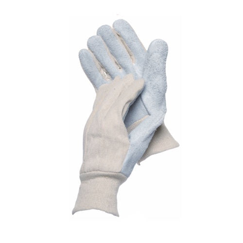 8oz Ladies Leather Palm w/Knit Wrist Gloves 12 Pair
