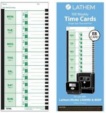 B. E8 Thermal Time Card 100/Pack
