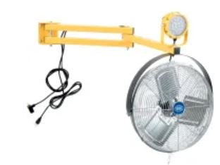 Dock Light & Fan with Double Arm