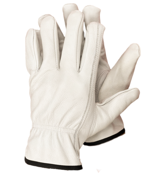 Ropers Cowhide Unlined w/Elastic Gloves  12 Pair