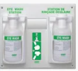 Double Eye Wash Station with 2 Full 32 oz.  Bottles Each