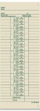 Manila Bilingual Weekly Time Cards 100/Pack