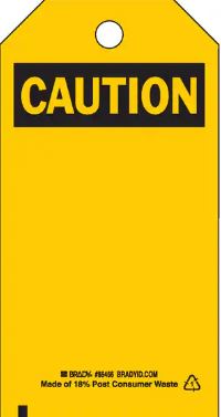 CAUTION Tag 24/Pack