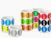 1" MONTHLY INVENTORY LABEL 1000/Roll