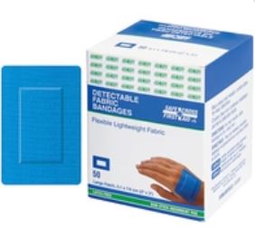 Fabric Metal Detectable Bandages