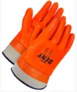 Foam Insulated Orange PVC w/Safety Cuff Large per Pair